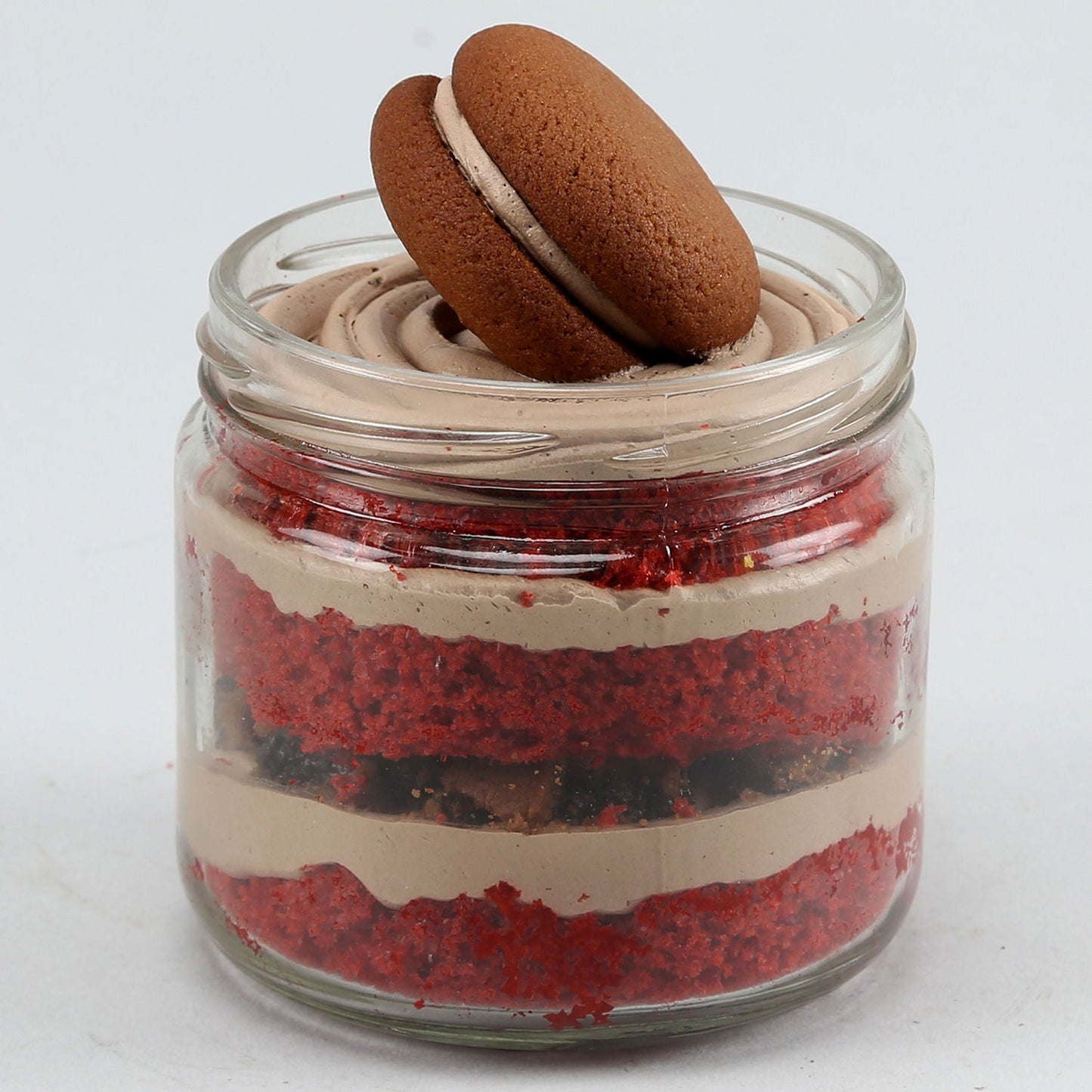 Red Velvet And Dark Fantasy Cake Jar