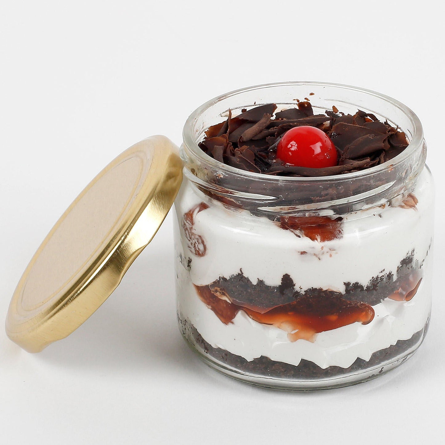 Set of 2 Sizzling Black Forest Jar Cake