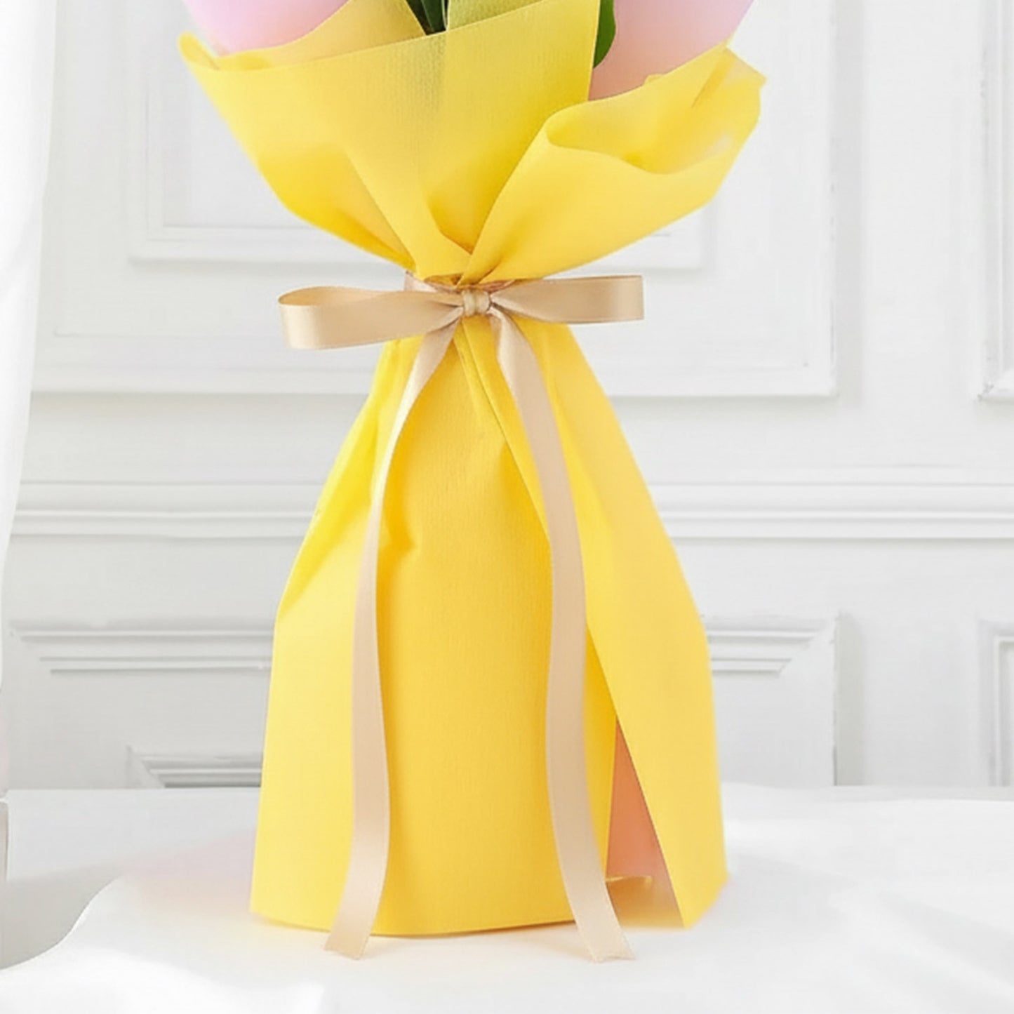 Yellow & Pink Roses Bouquet