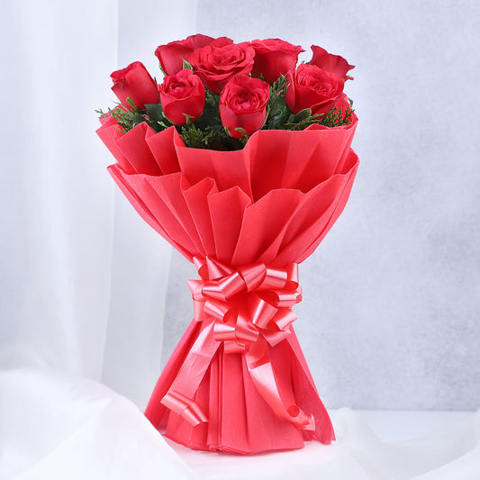 Beautiful Red Rose Hamper Eggless Standard