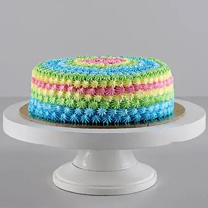 Colorful Cream Pineapple Cake