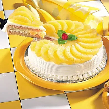 Fresh & Creamy Pineapple Cake