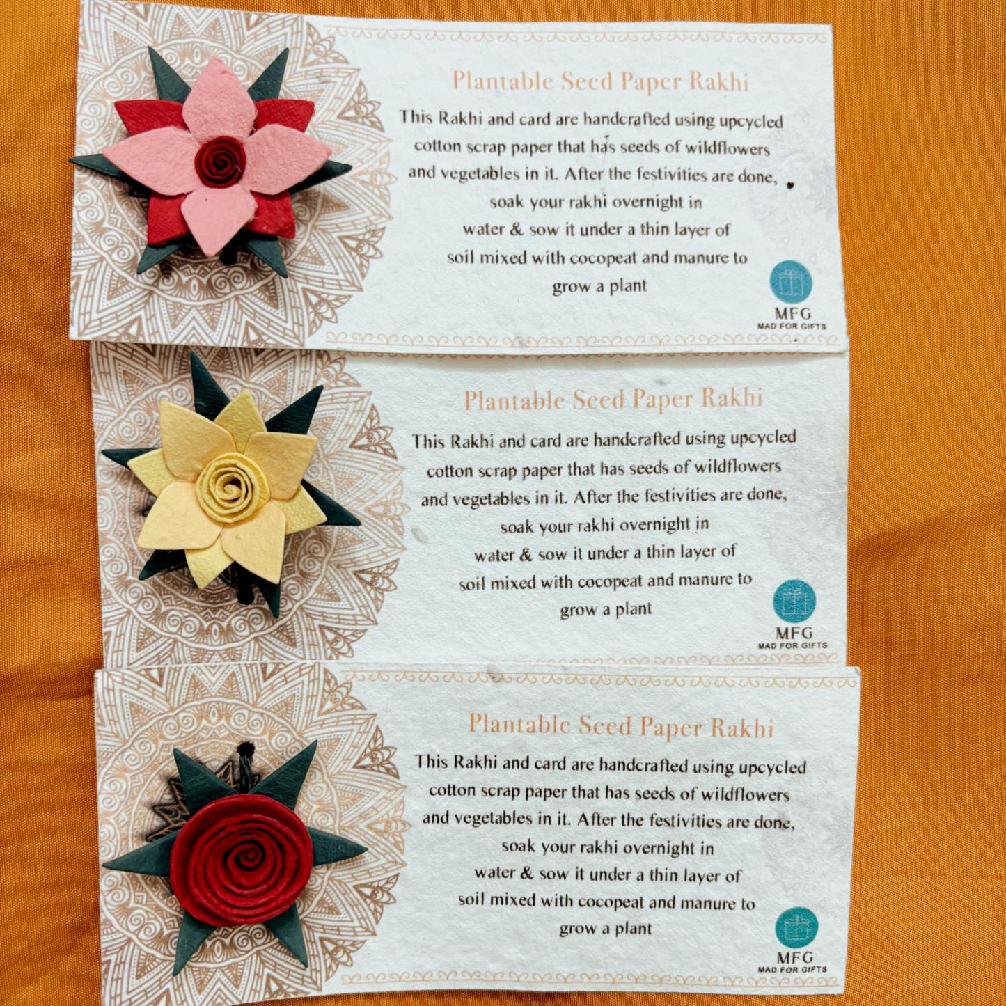 Grow With Love Plantable Rakhi Set of 6