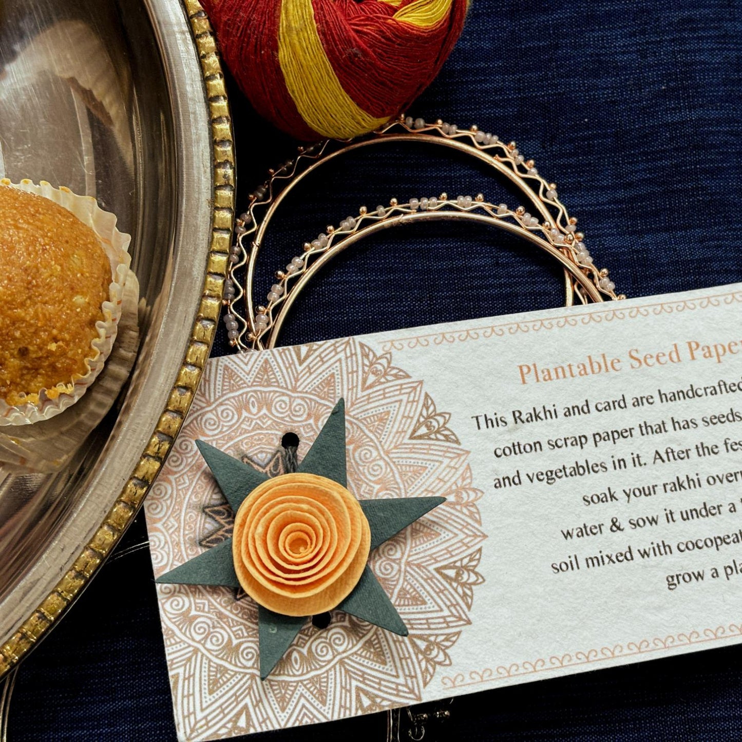 Eco Grow Plantable Rakhi Gift Set of 3
