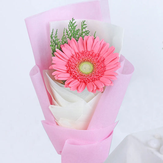 Heartfelt Wishes Gerbera Bouquet