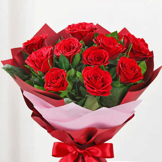 Mesmerising Red Roses Bouquet