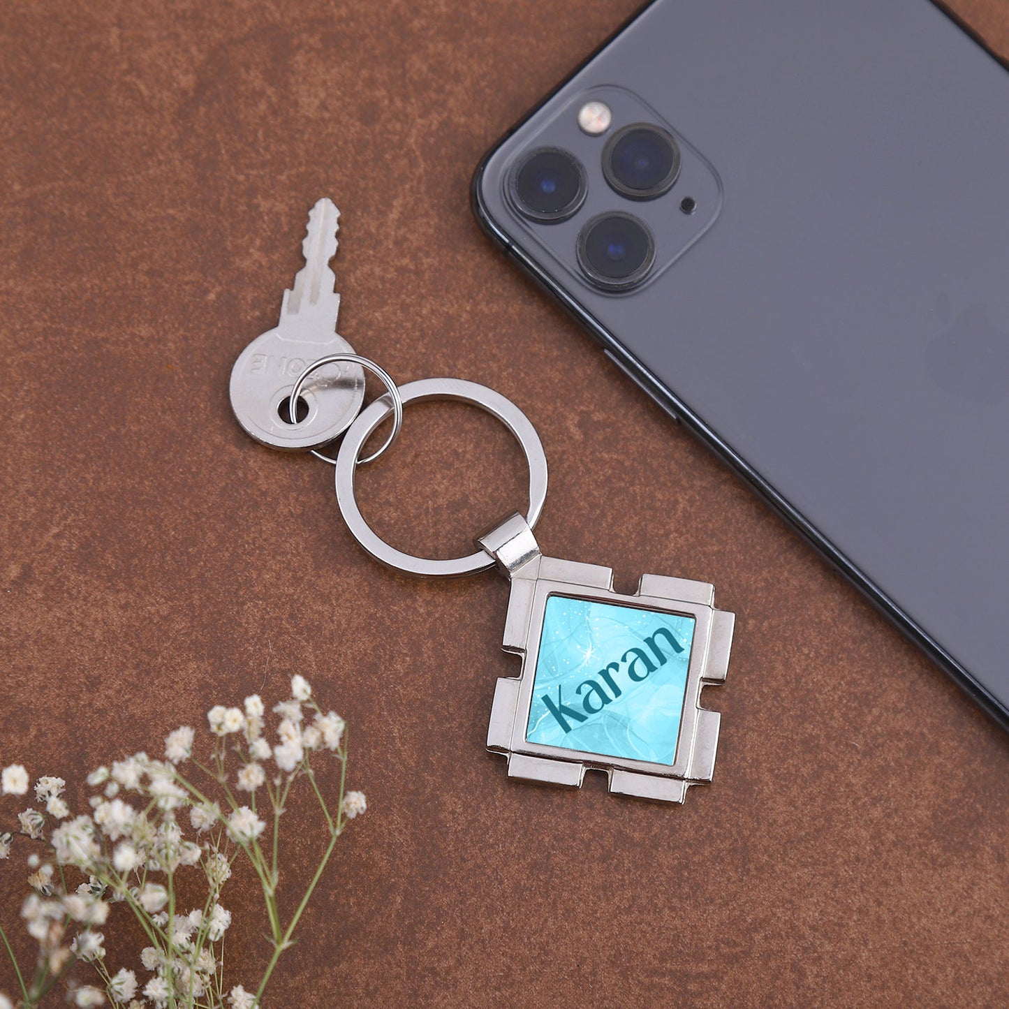 Name Engraved Keyring