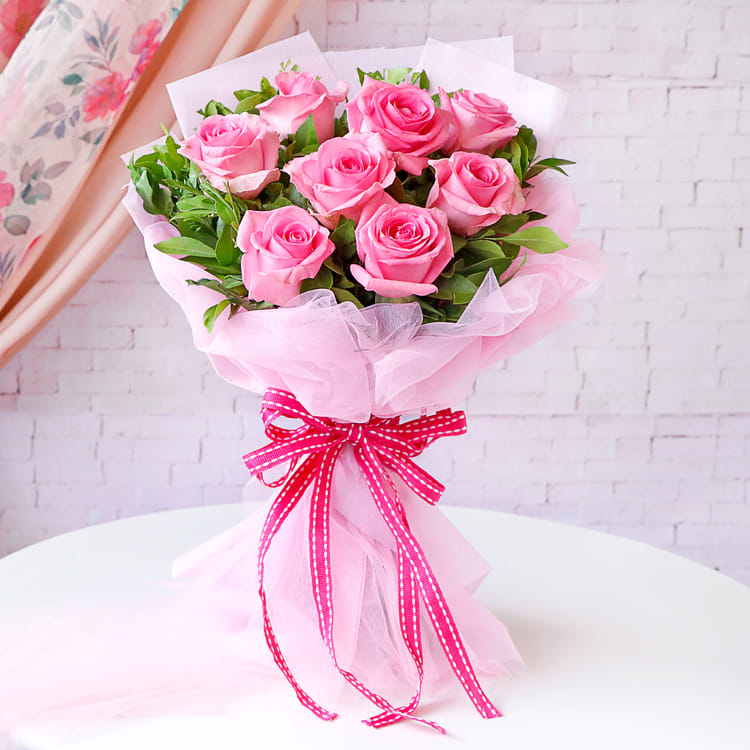 Pink Elegant Rose Bouquet