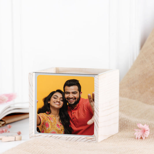 Personalised Photo Table Organiser