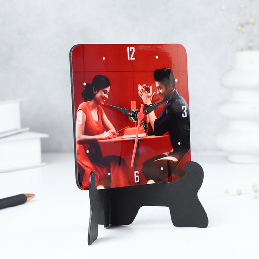 Personalised Table Clock For Couples