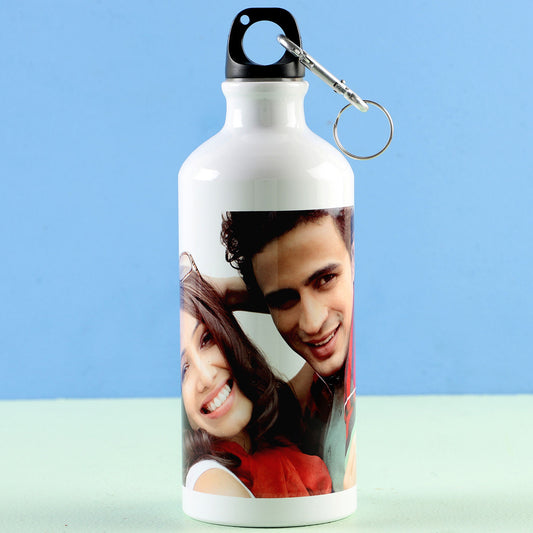 Personalised White Water Bottle