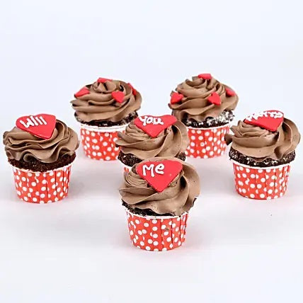 Propose Special Chocolate Cup Cake