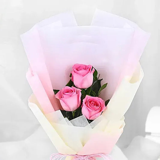 Romantic Pink Rose Arrangement