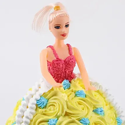 Rosy Barbie Cake Vanilla