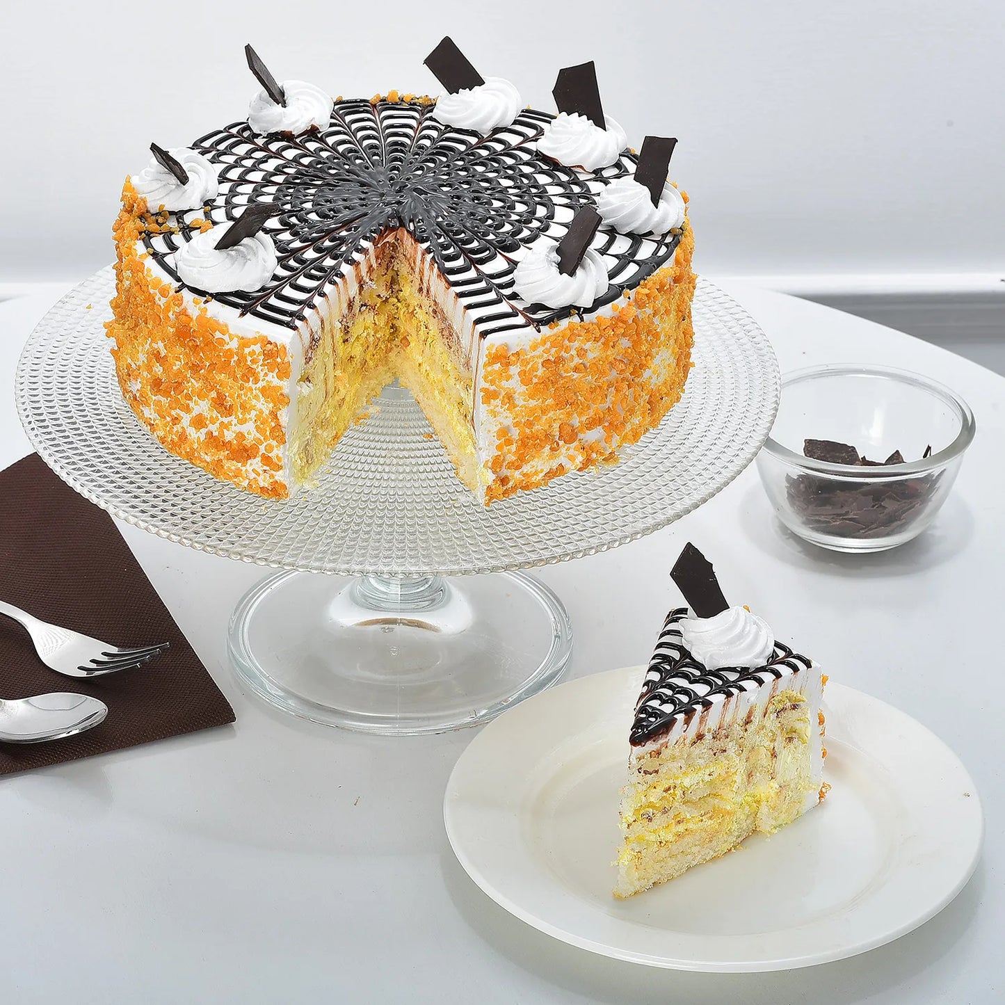 Designer Butterscotch Cake