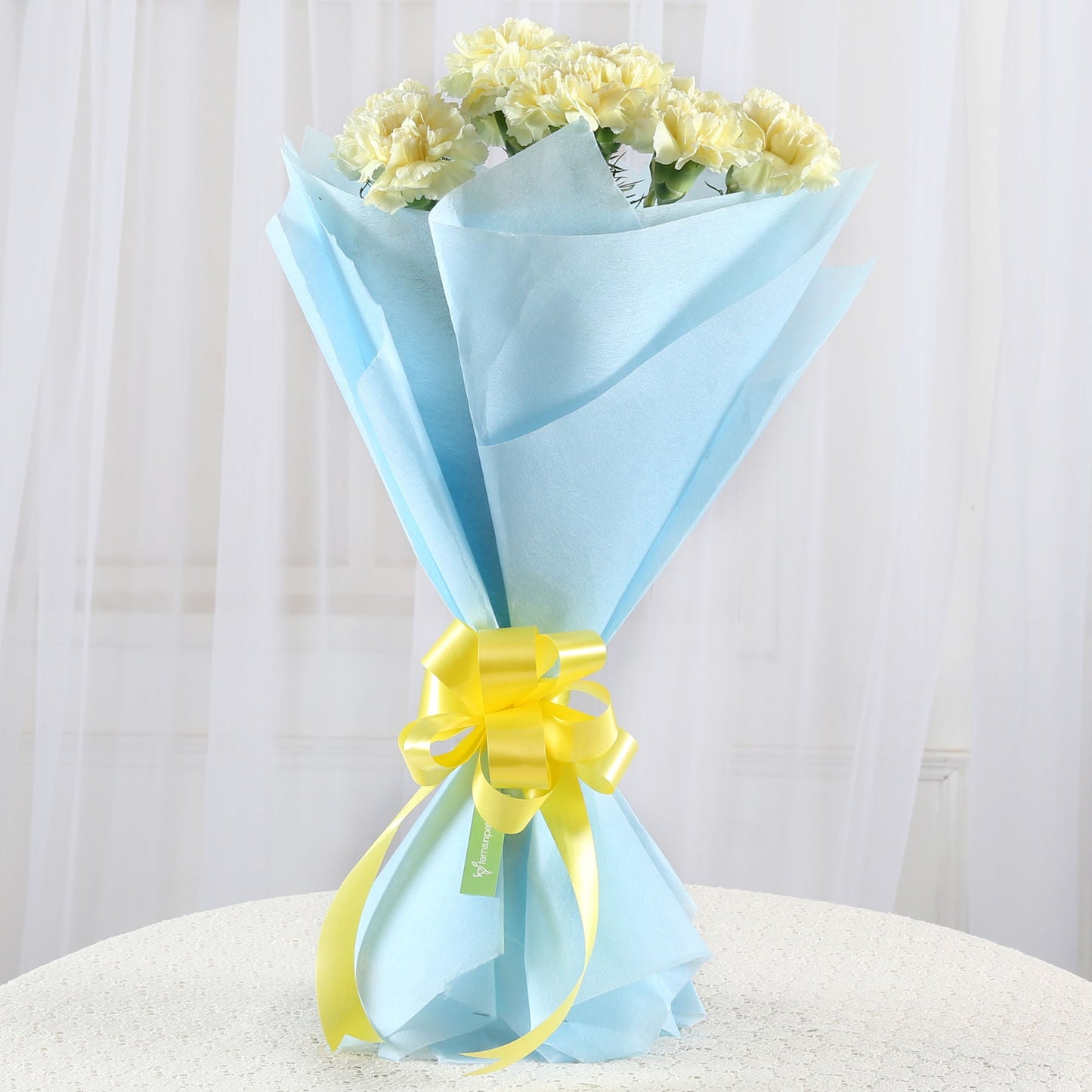 Sunshine Love Yellow Carnations
