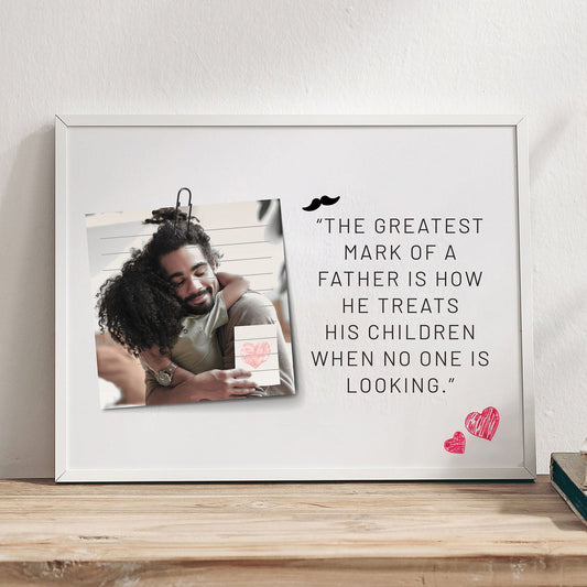 The Greatest Father Photo Frame