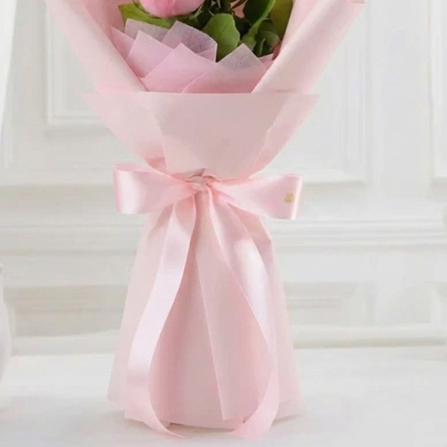 Aqua Pink Roses Rosy Blooms