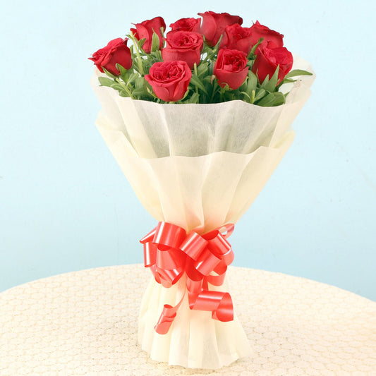 Wonderful Red Roses Bouquet