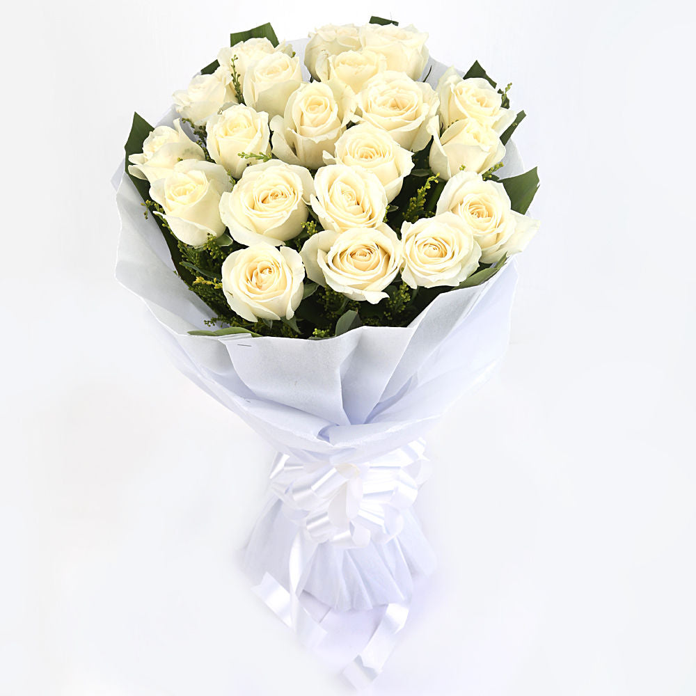 White Roses Bouquet