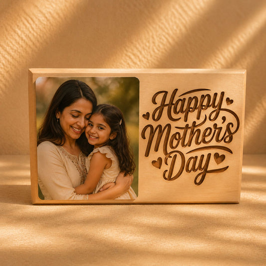 Personalized Engraved Photo Plaque for Mother’s Day