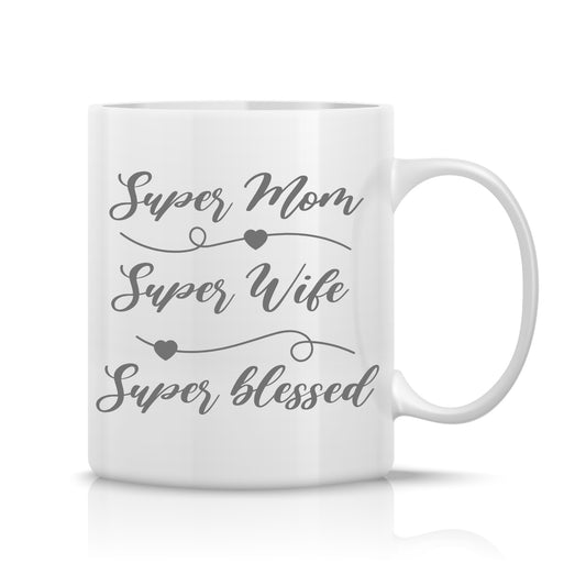 Super Mom Printed Mug