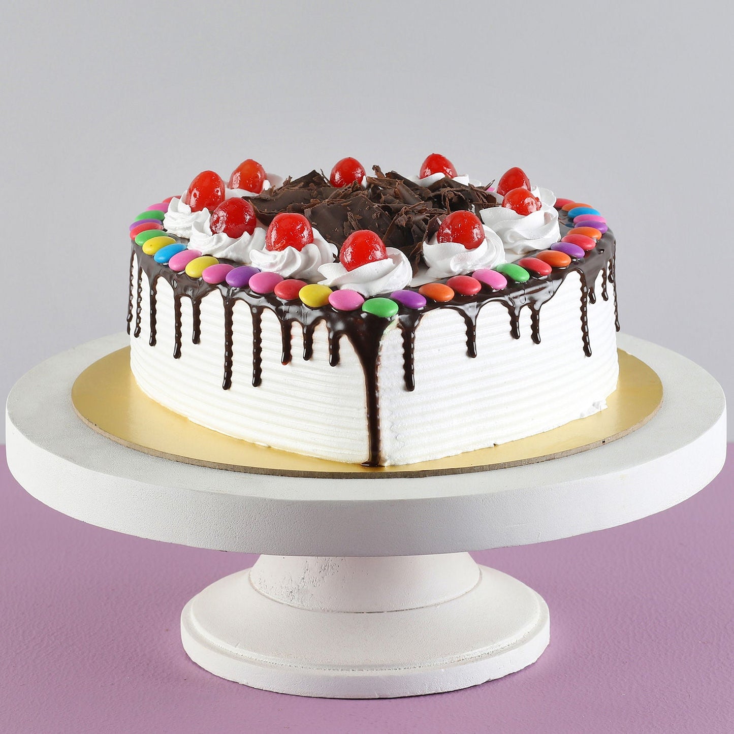 Black Forest Heart Cake