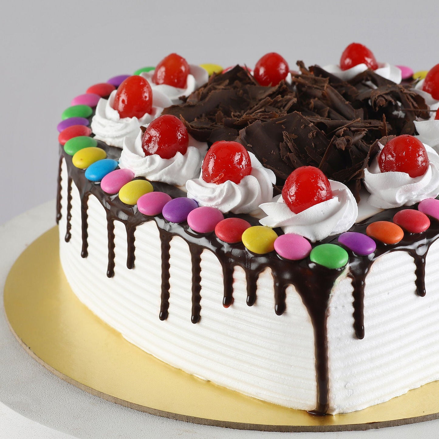 Black Forest Heart Cake