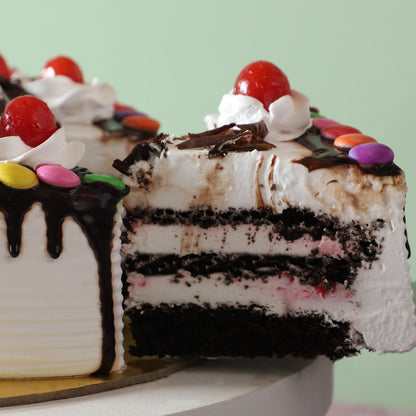 Black Forest Heart Cake