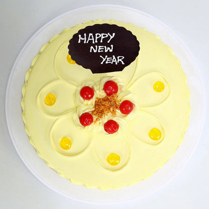 Butterscotch New Year Cake