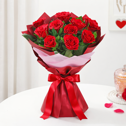 Mesmerising Red Roses Bouquet