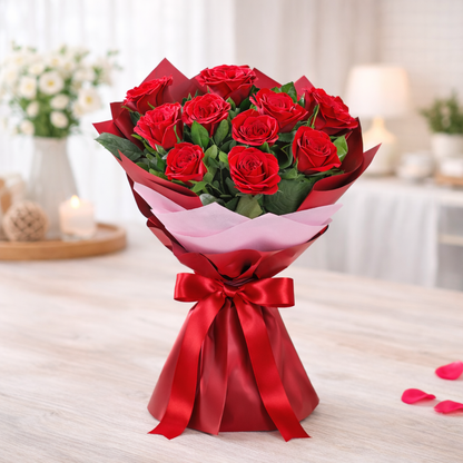 Mesmerising Red Roses Bouquet
