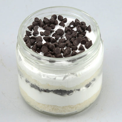 Choco Vanilla Cream Cake Jar