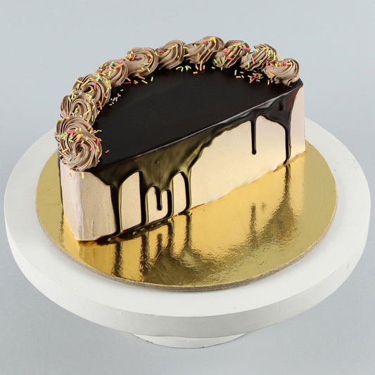Chocolate Sprinkles Half Cake