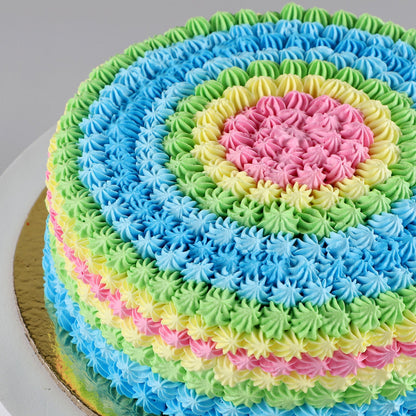 Colourful Creamy Cake