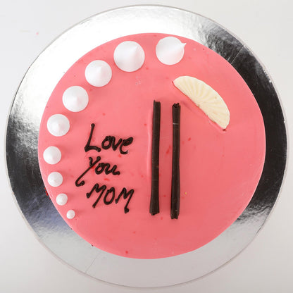 Cream Drop Cake For Mom