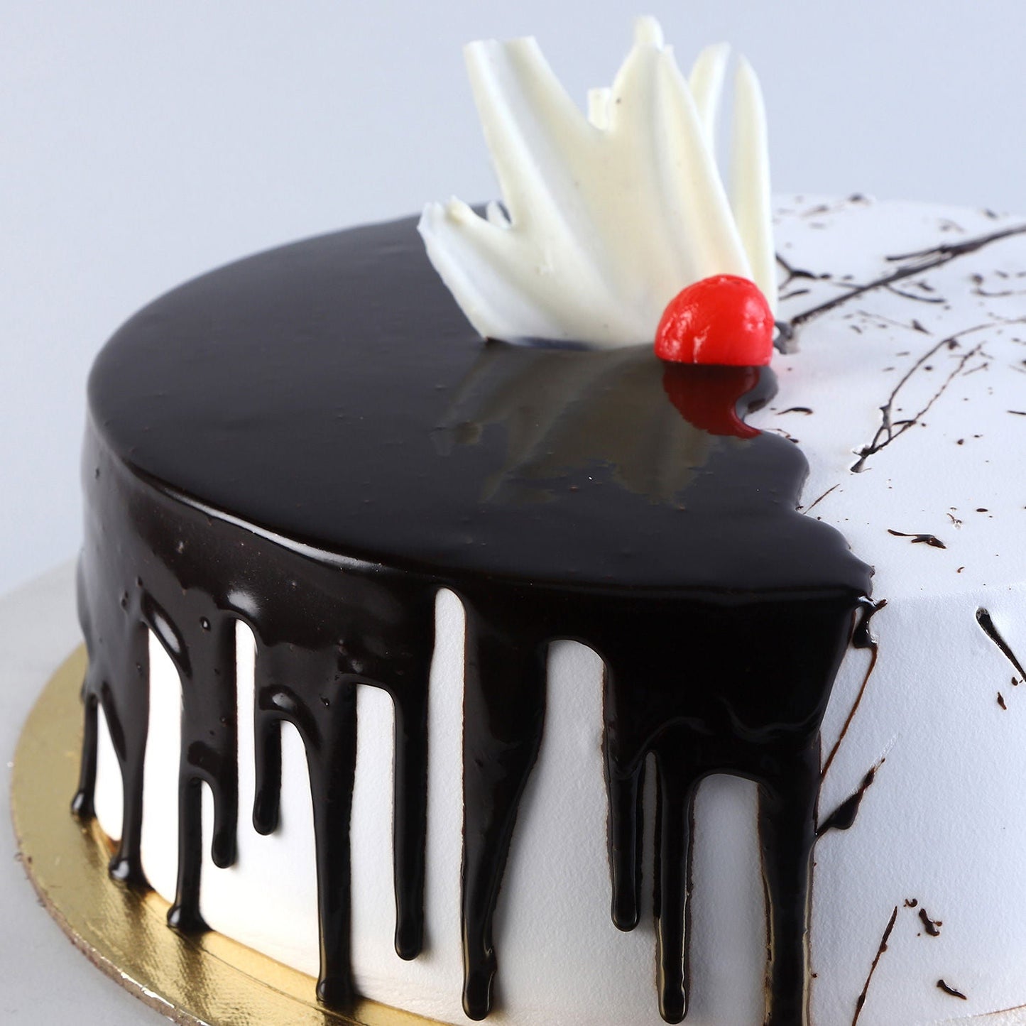 Creamy Drip Black Forest Cake