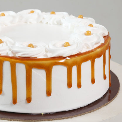 Crunchy Butterscotch Cream Cake