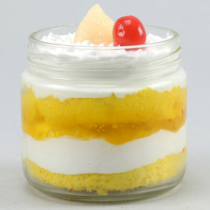 Cute Pineapple Cream Cake Jar