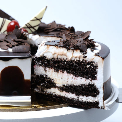 Delectable Black Forest Cream Cake