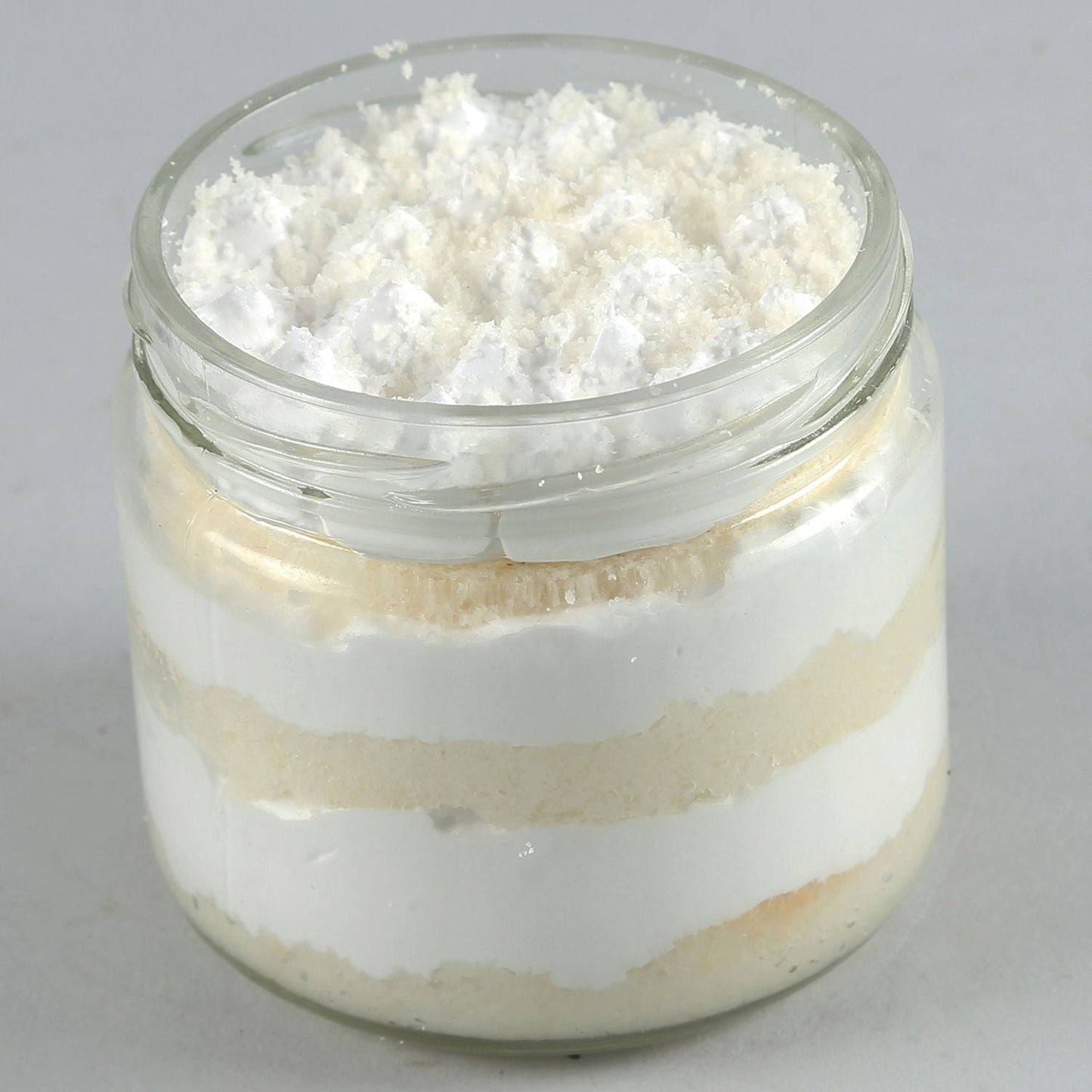 Elegant Vanilla Cream Cake Jar