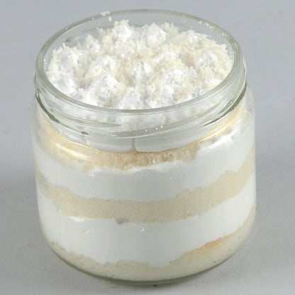 Elegant Vanilla Cream Cake Jar