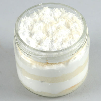 Elegant Vanilla Cream Cake Jar