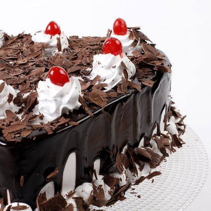 Flakey Hearts Black Forest Cake