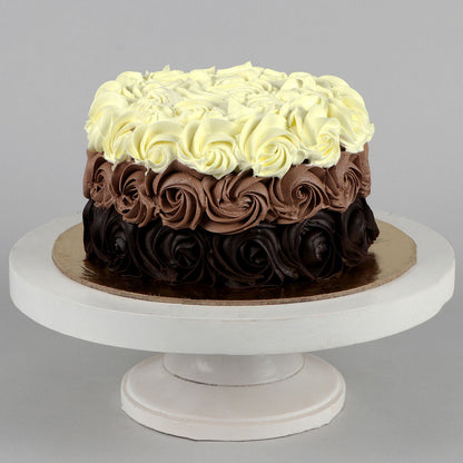 Flowery Bunch Truffle Cream Cake