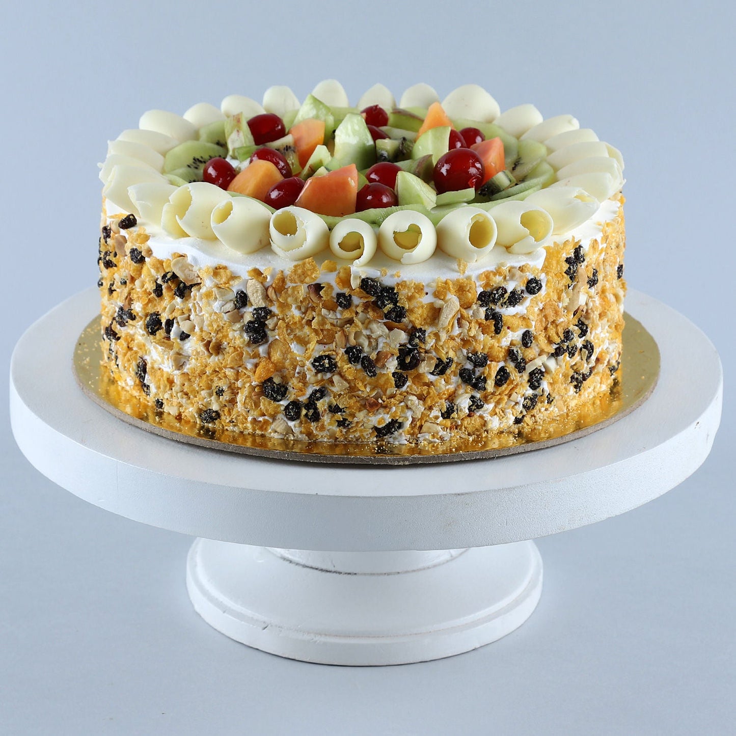 Heart Shape Butterscotch Cake