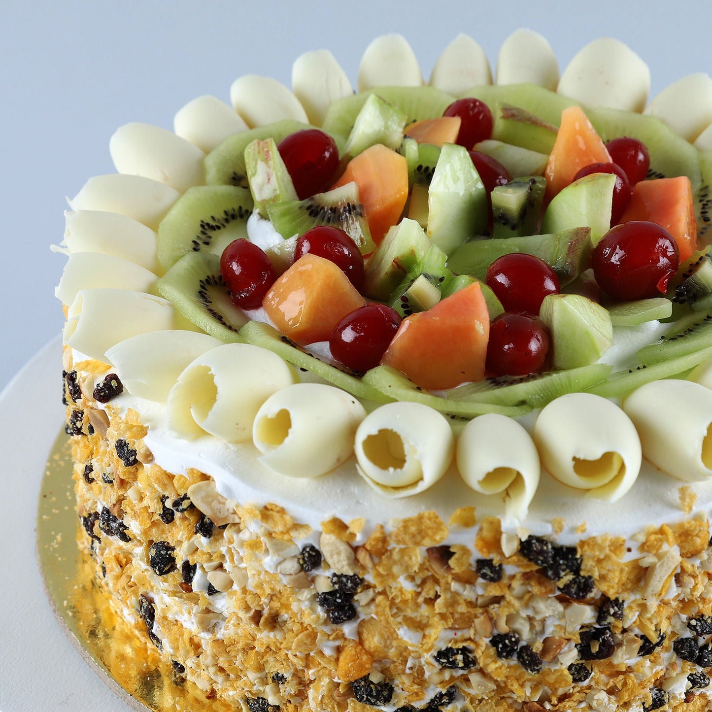 Heart Shape Butterscotch Cake