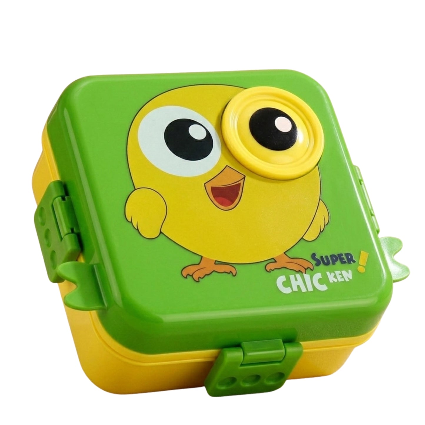 Green Super Birdy 2 Layer Kids Lunch Box
