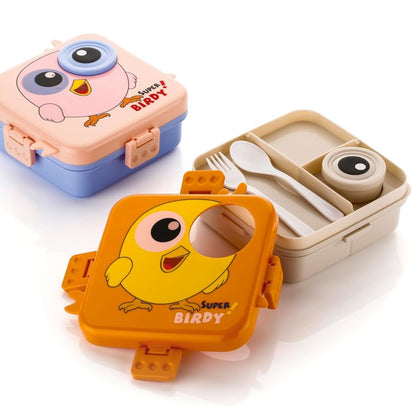 Green Super Birdy 2 Layer Kids Lunch Box