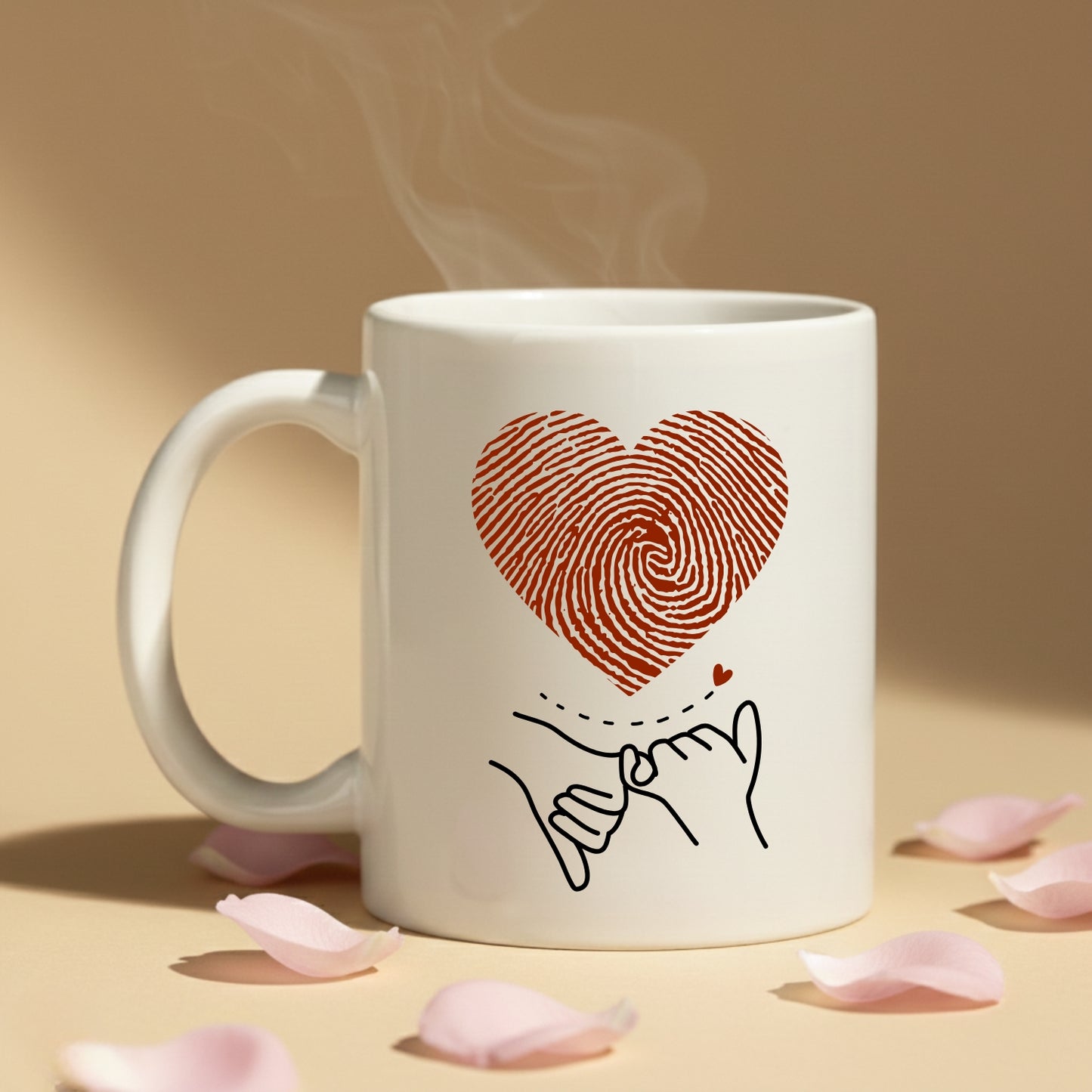 Matching Romantic Couple Mugs Set